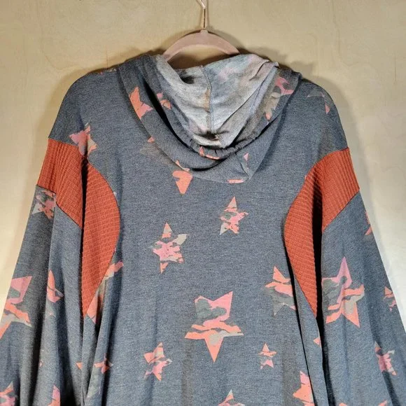 White Birch Gray Orange Top Women Sz M NWT - Picture 7 of 9